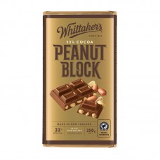 Whittaker’s 惠特克 花生仁牛奶巧克力 250克（33%可可）